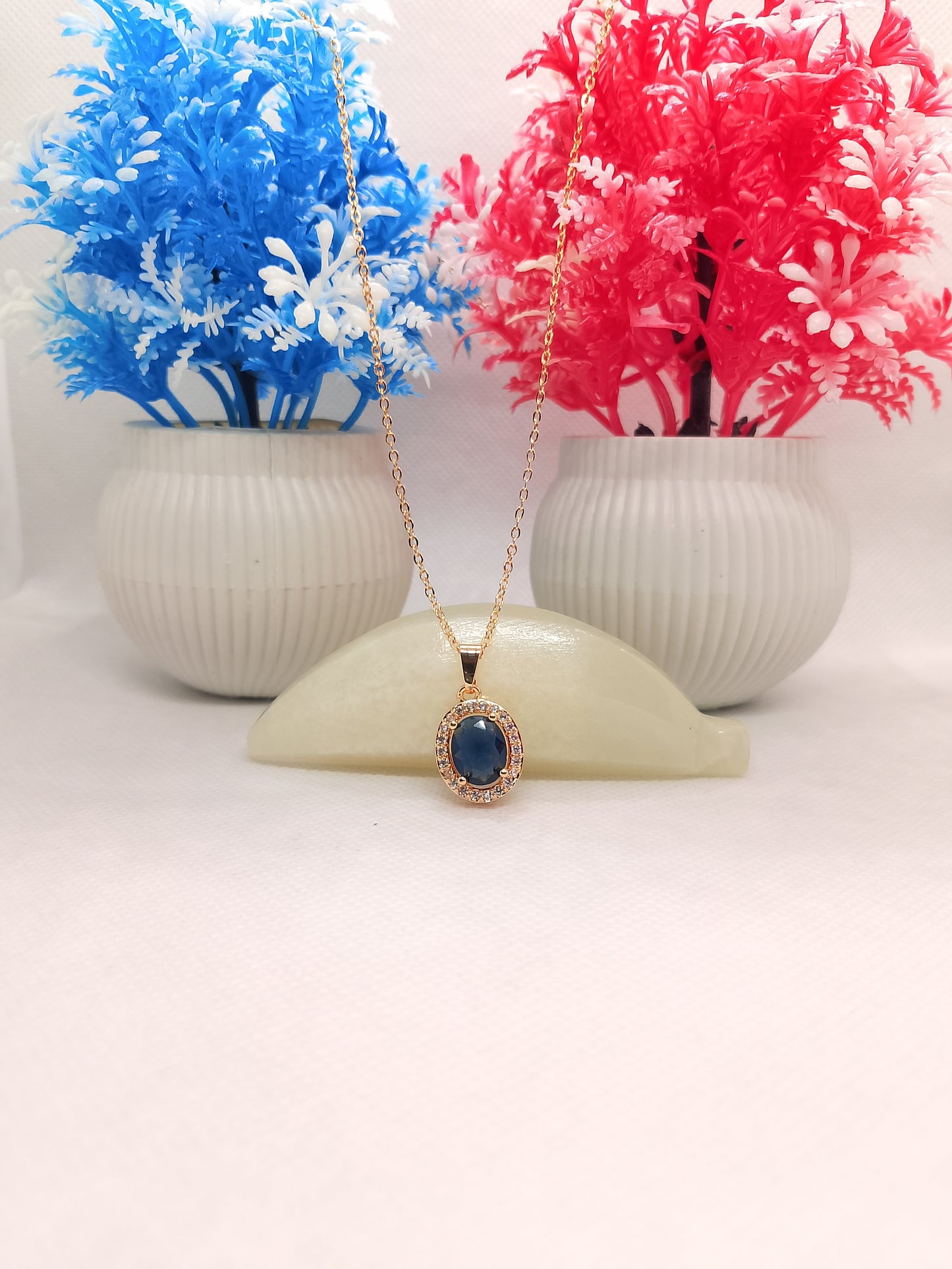 Luxury Twilight Sparkle Sapphire Pendant