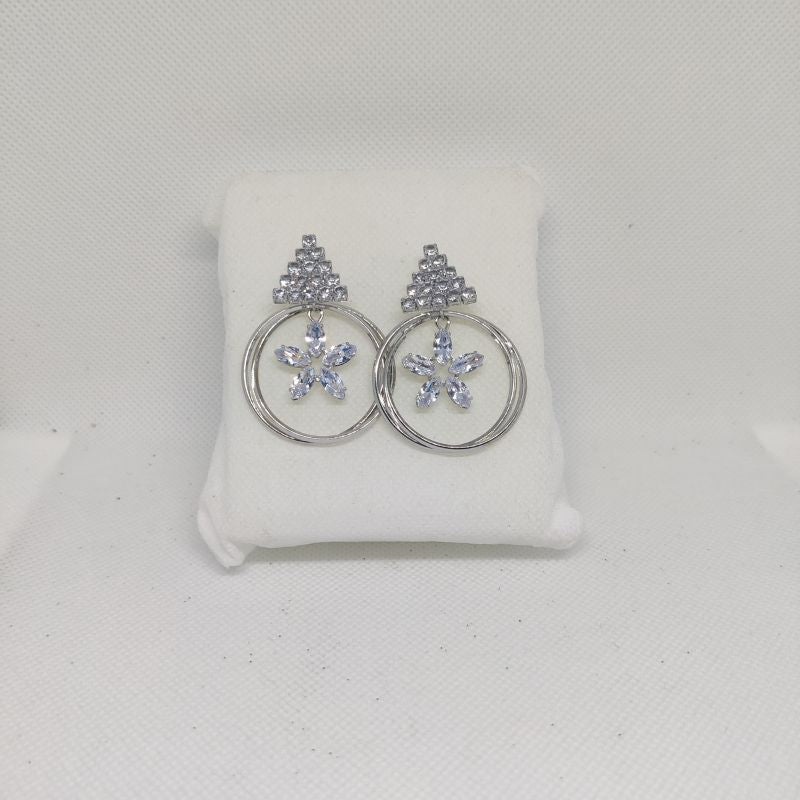 Crystal Floral earrings