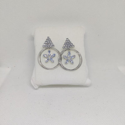 Crystal Floral earrings