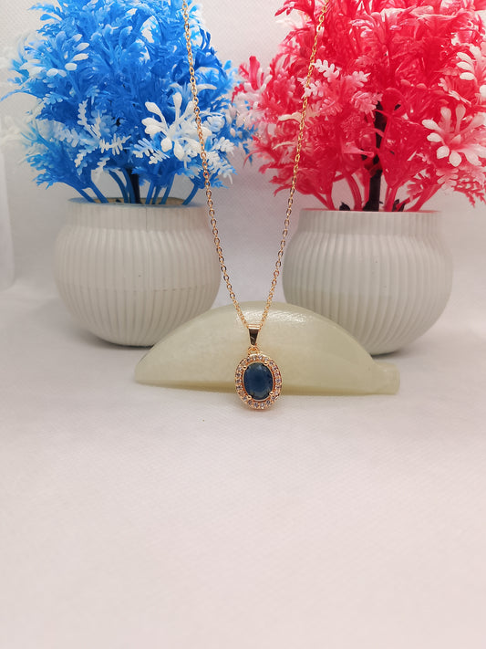 Luxury Twilight Sparkle Sapphire Pendant