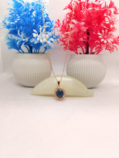 Luxury Twilight Sparkle Sapphire Pendant