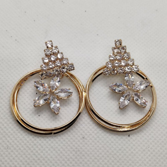 Crystal Floral earrings